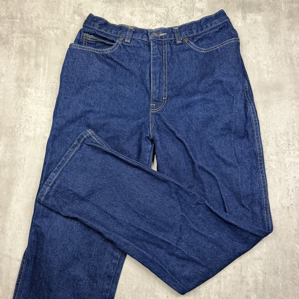 Calvin Klein Jeans Women's 14 High Rise Straight Leg Dark Wash Denim 28x30